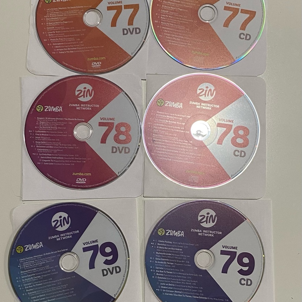 DVDs and CDS.